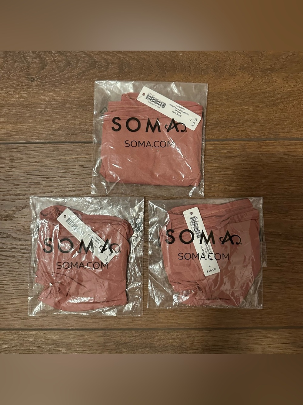 Set of Soma Thongs NWT